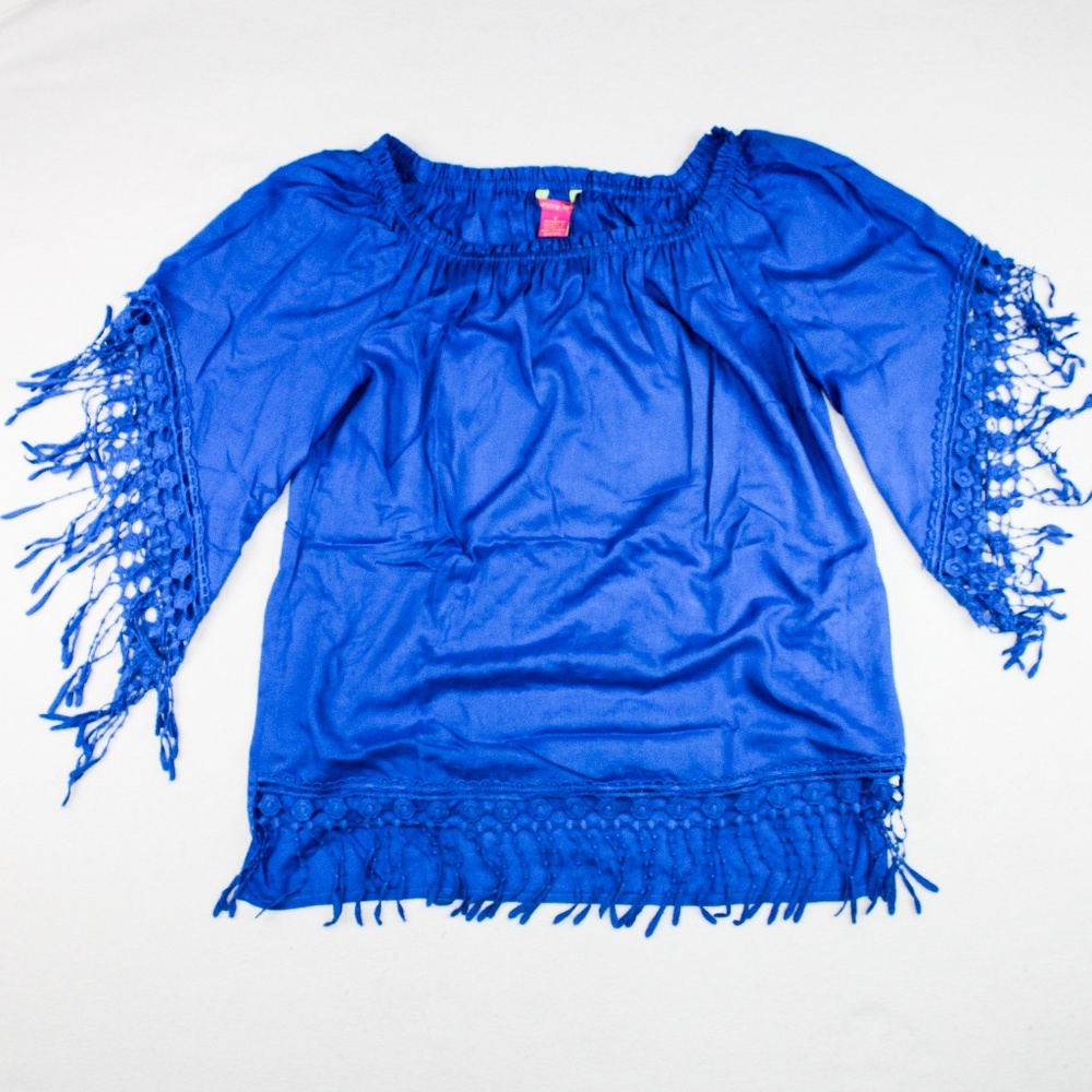 SUNNY LEIGH | Off Shoulder Boho Top